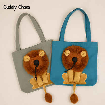 Lion Shaped Cat Carrier Bag